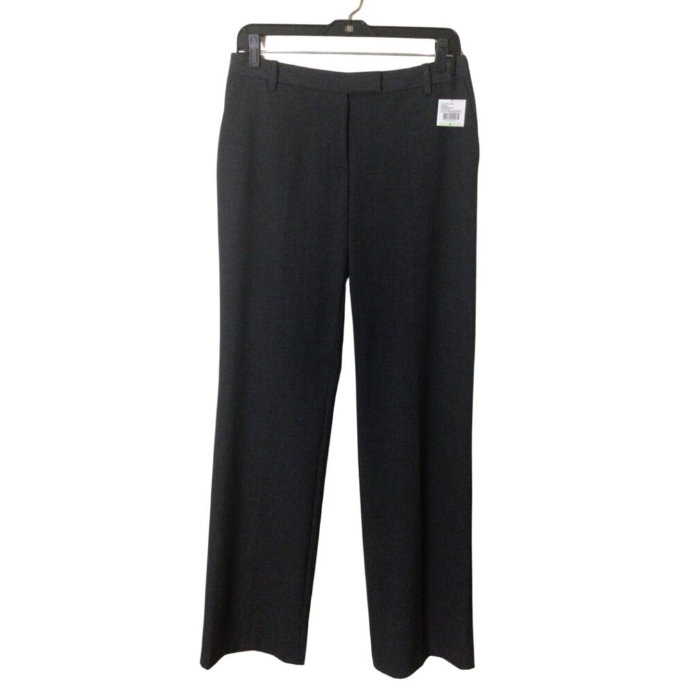 NWT Calvin Klein Pants Women’s 4 Gray Madison Dress Pant Charcoal Grey Trousers